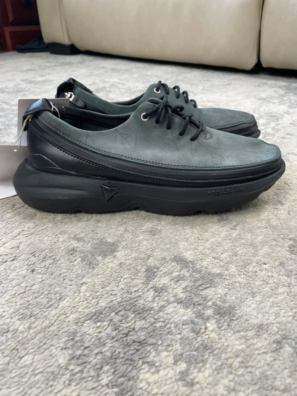 NIB ACBC Modulo 4 Lace Up Low Top Sneakers Zip Off Skin Sz 6.5